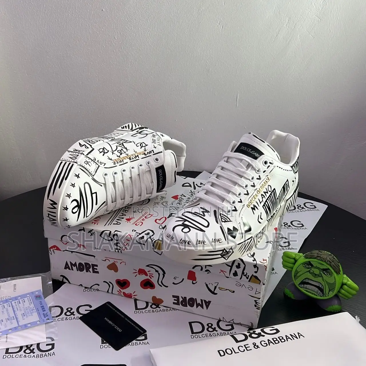 Original New Dolce Gabbana Sneakers; Now Available in Store*