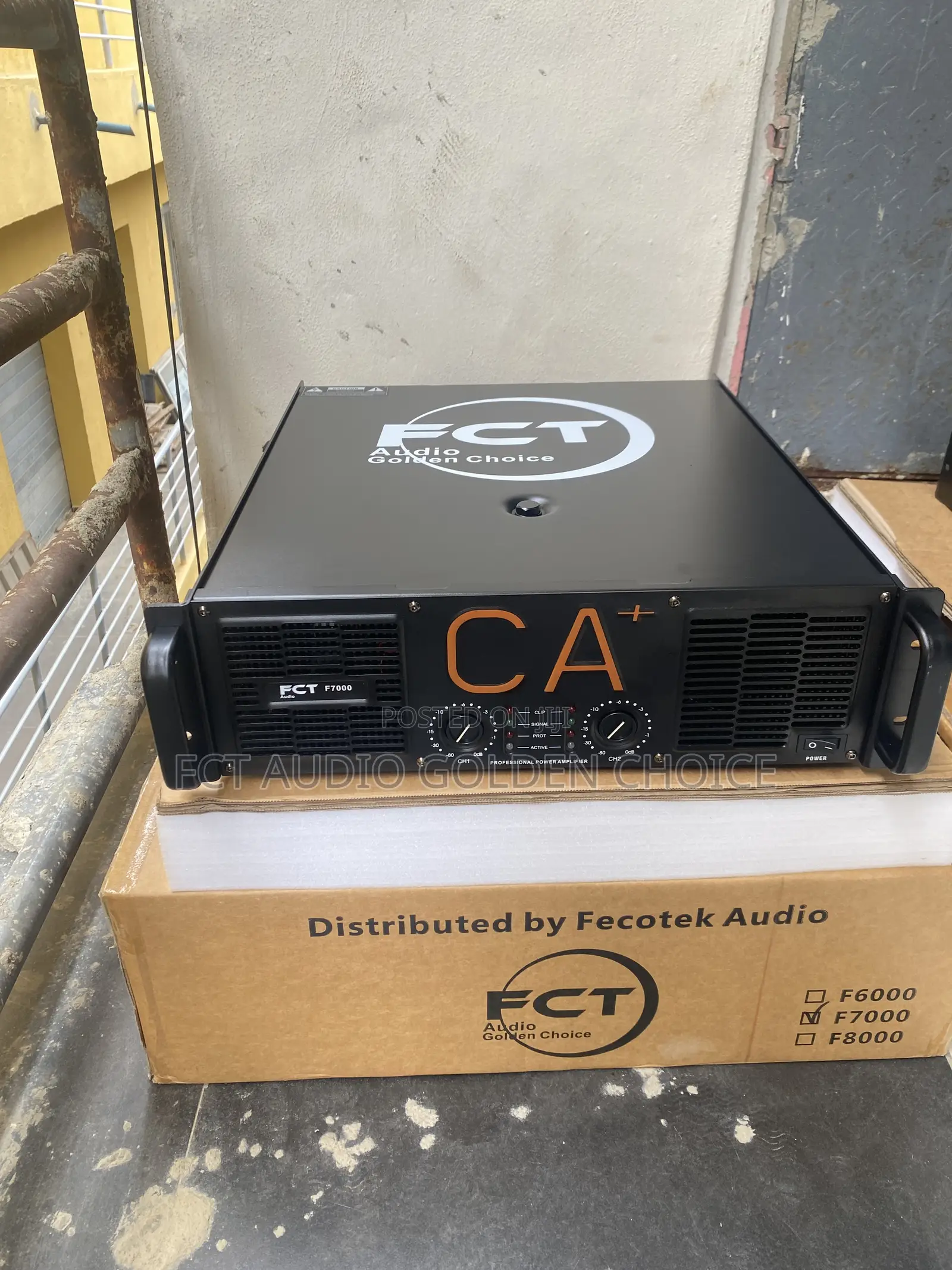 F C T Audio F7000 Amplifier