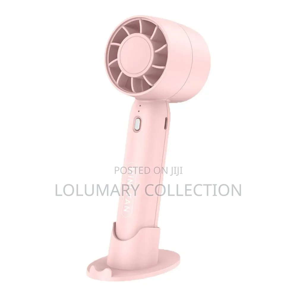 Usb Rechargeable Mini Fan With Stand | Portable Handheld Cooling Fan
