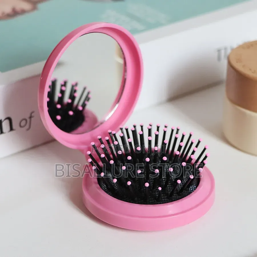 Mini Hair Brush and Mirror