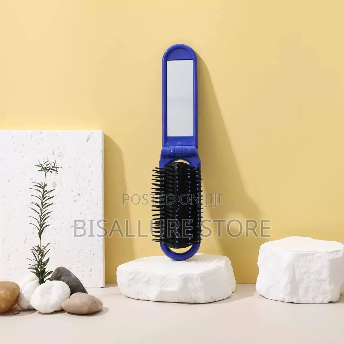 Long Mini Hair Brush and Mirror
