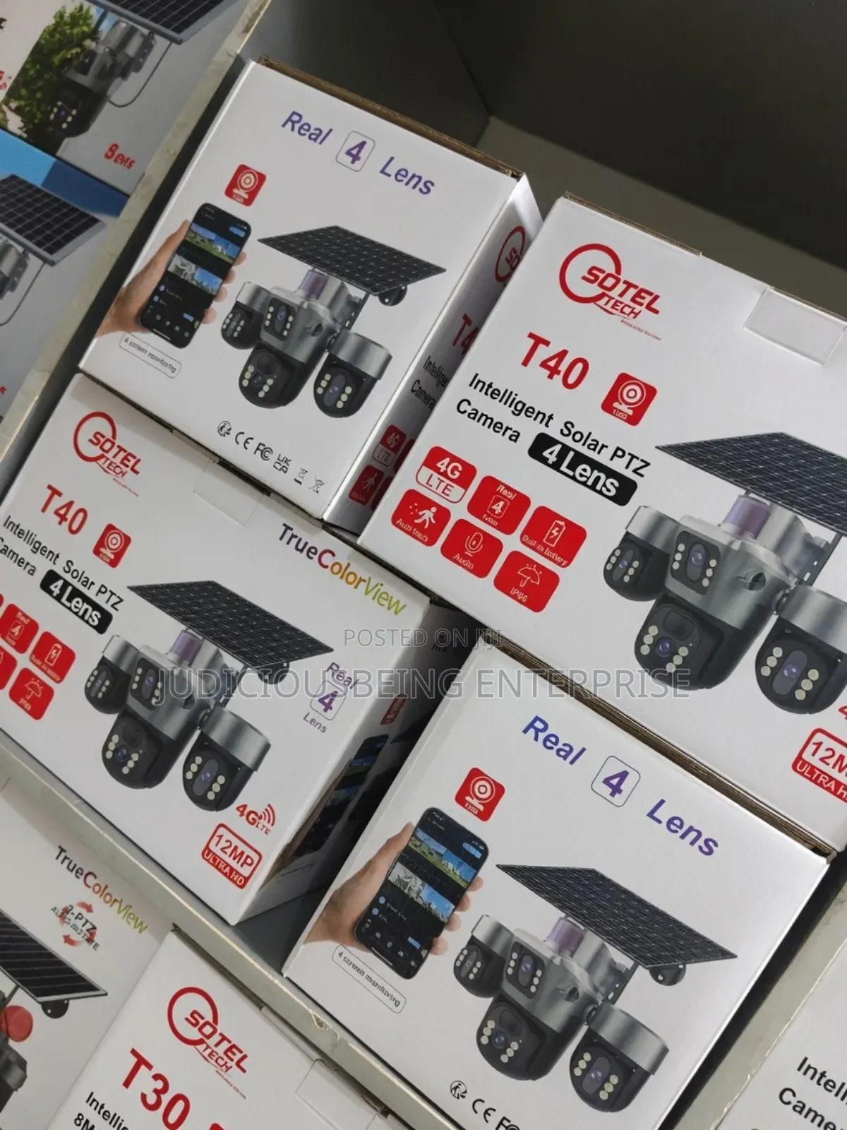 Real 4 Lens 4g Solar Camera