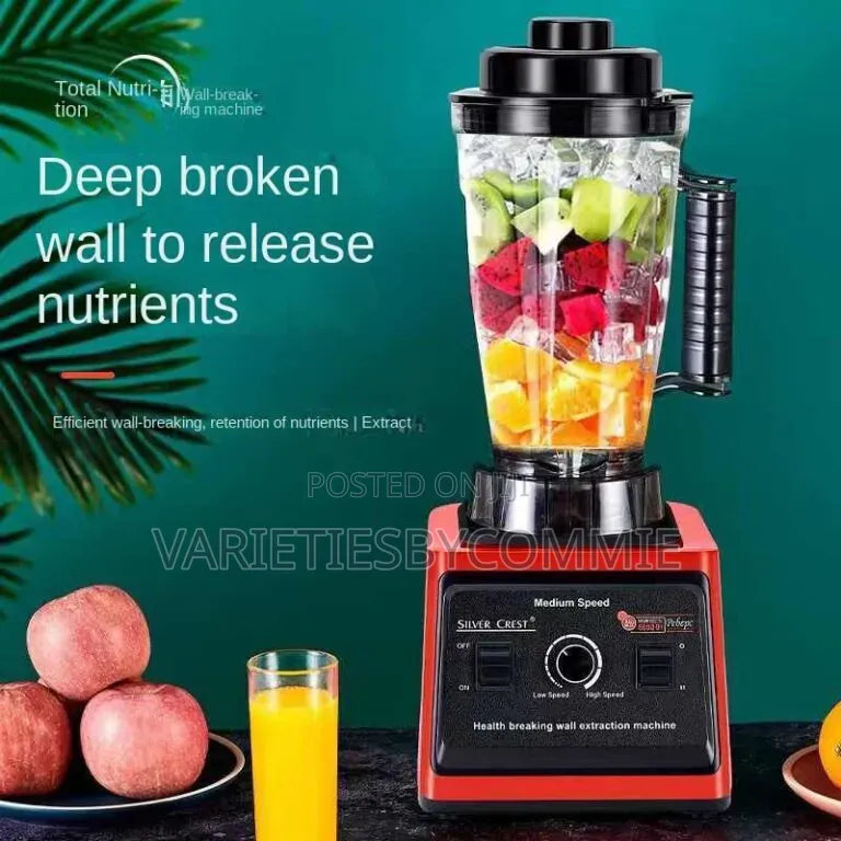 10000w Silver Crest Blender (4l Double Cup)
