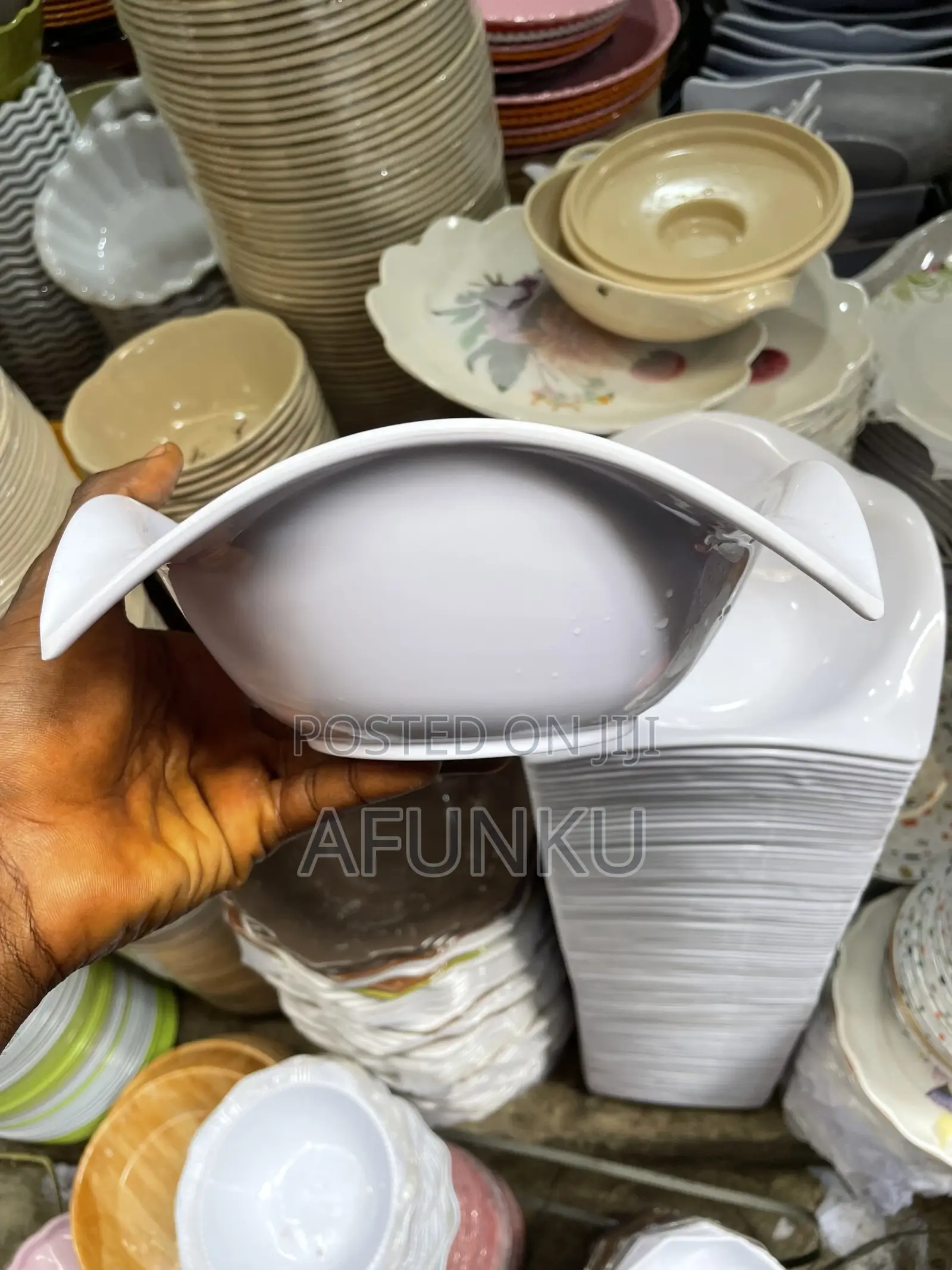Ceramic Unbreakable Bowl Plate (12pcs)