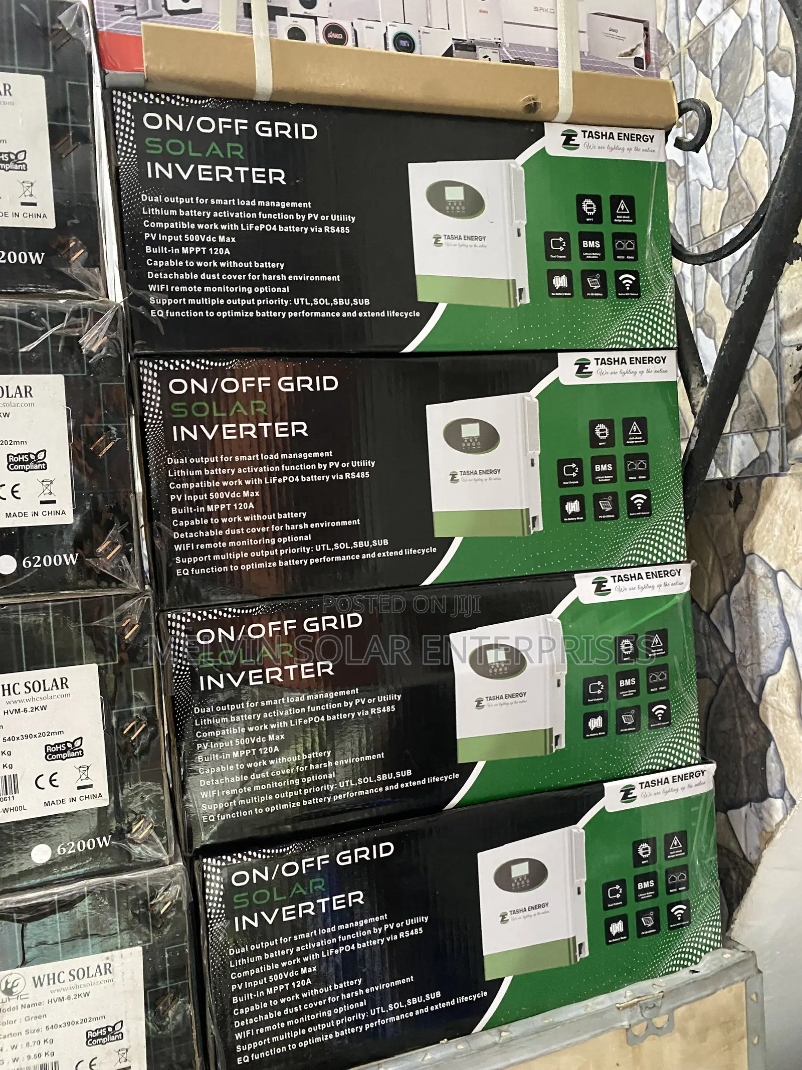 6kva 48v Hybrid Tasha Energy Solar Pure Sine Wave Inverter Available