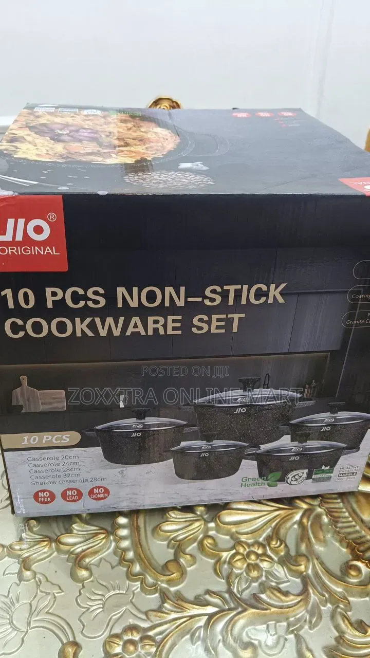 10 PCS Jio Cookware Set