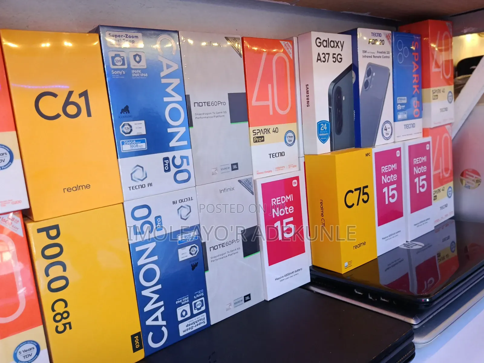 New Tecno Camon 50 Pro 256 GB Black