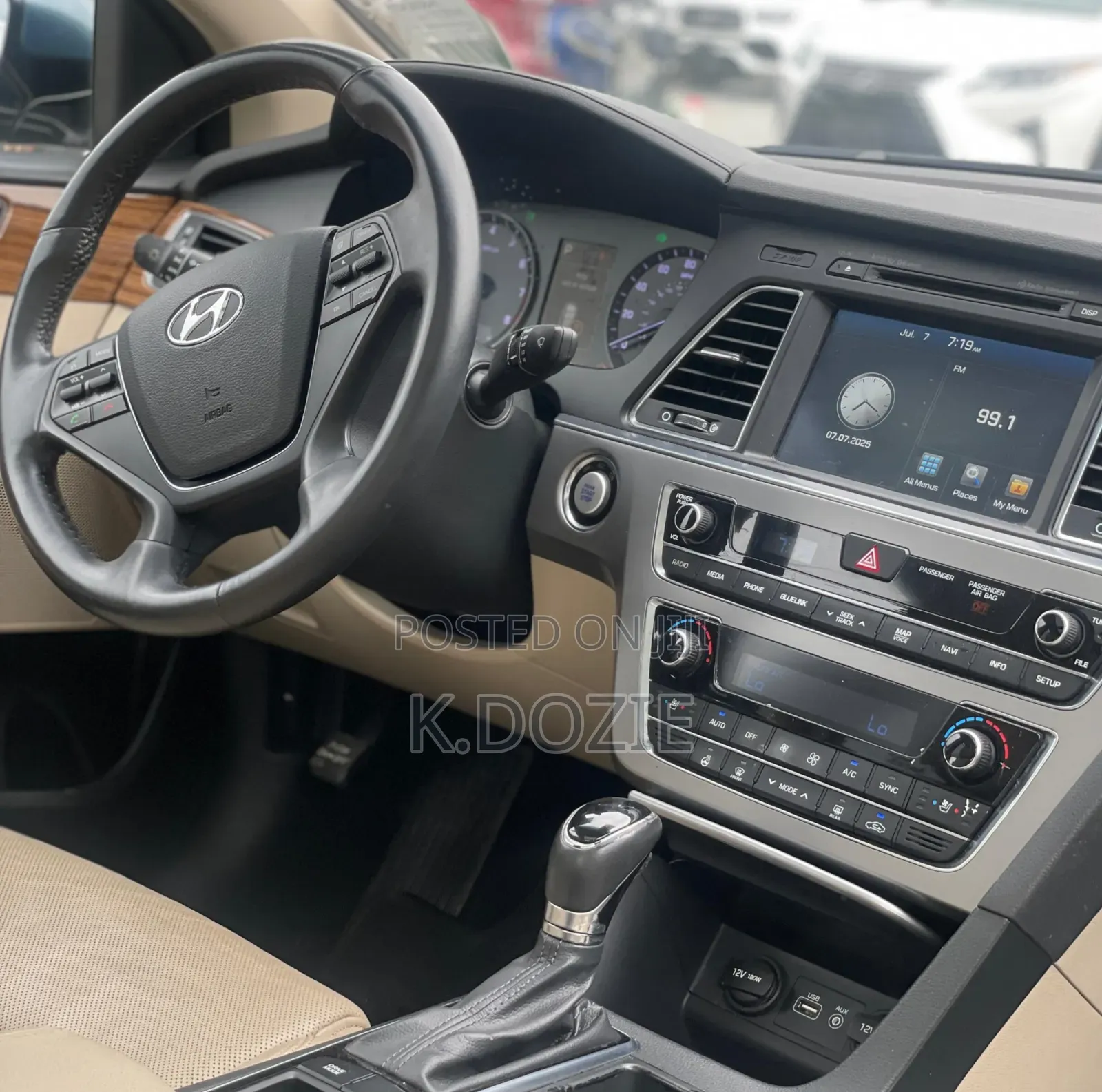 Hyundai Sonata Limited 4dr Sedan (2.4L 4cyl 6A) 2015 Blue