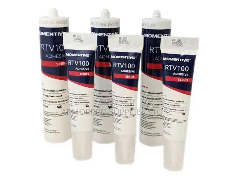 2.8 Fl. Oz. Tube of Momentive Rtv102 White Adhesive