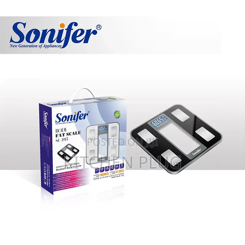 Sonifer Electronic Smart Body Fat Analyzer and Digital Weight Scale