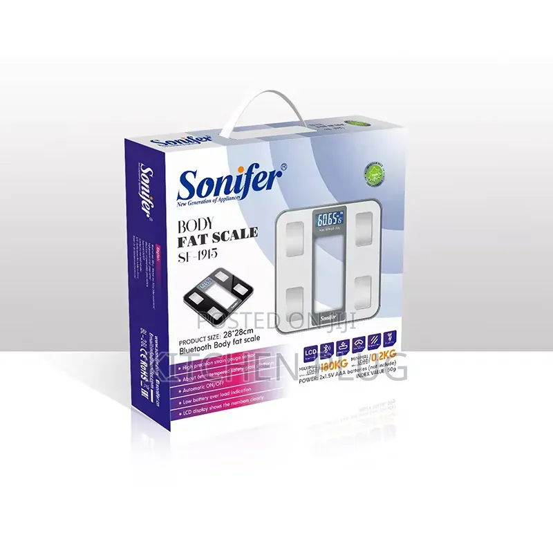 Sonifer Electronic Smart Body Fat Analyzer and Digital Weight Scale