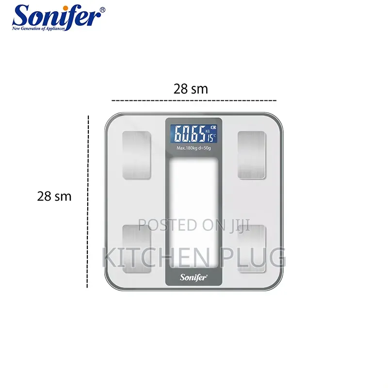 Sonifer Electronic Smart Body Fat Analyzer and Digital Weight Scale