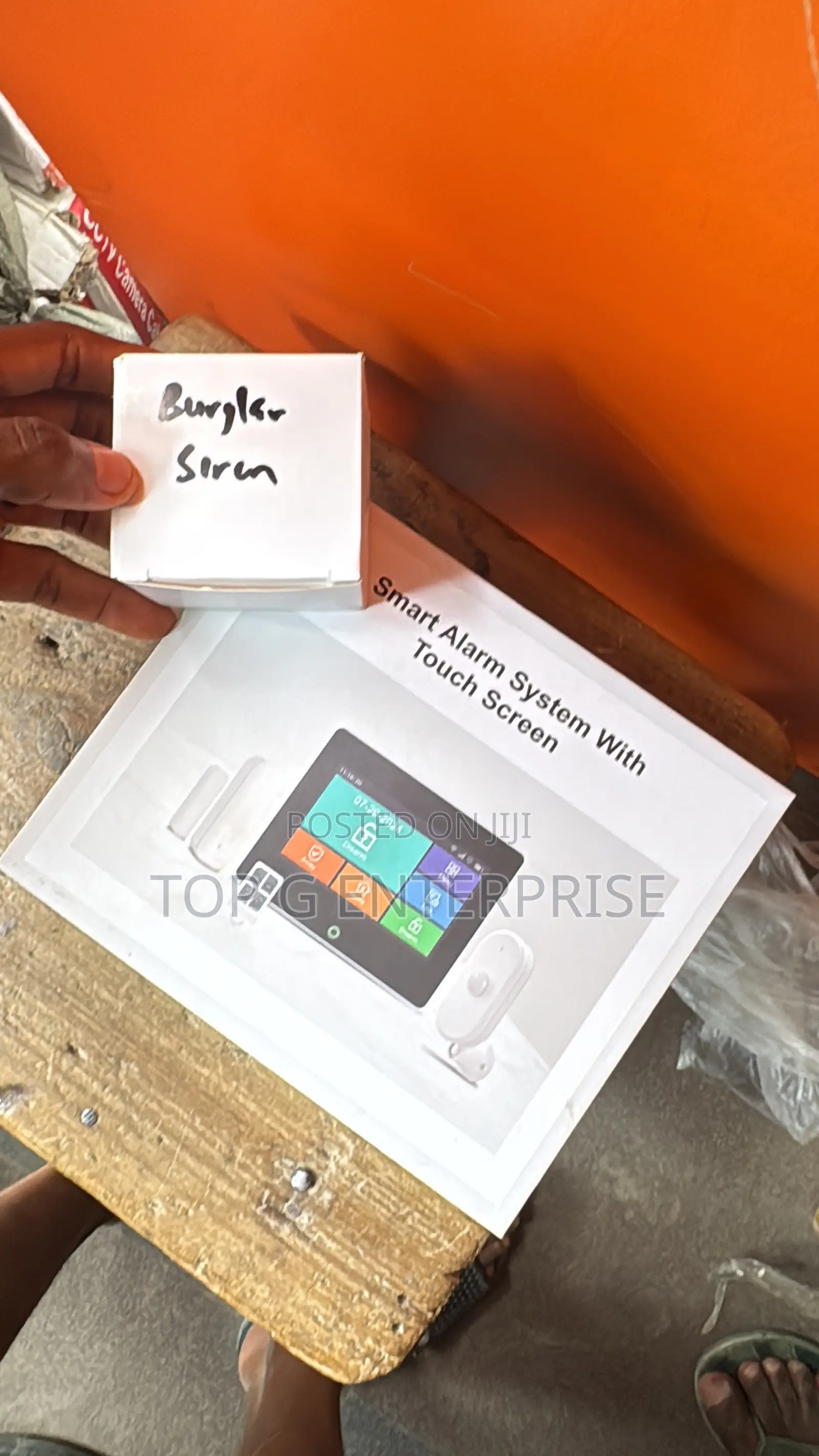 Burglary Alarm System With Display Screen