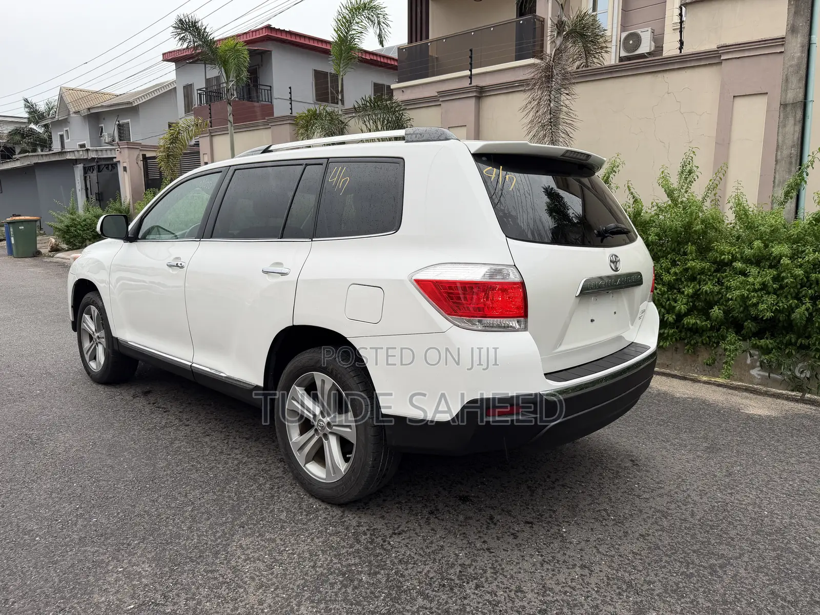 Toyota Highlander Limited 3.5l 4WD 2013 White