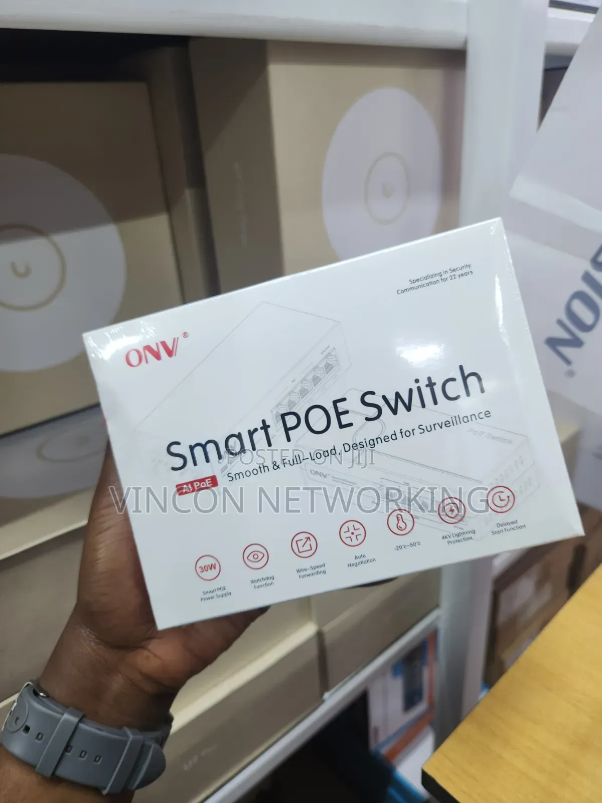 4-Port Onv Smart Poe Switch
