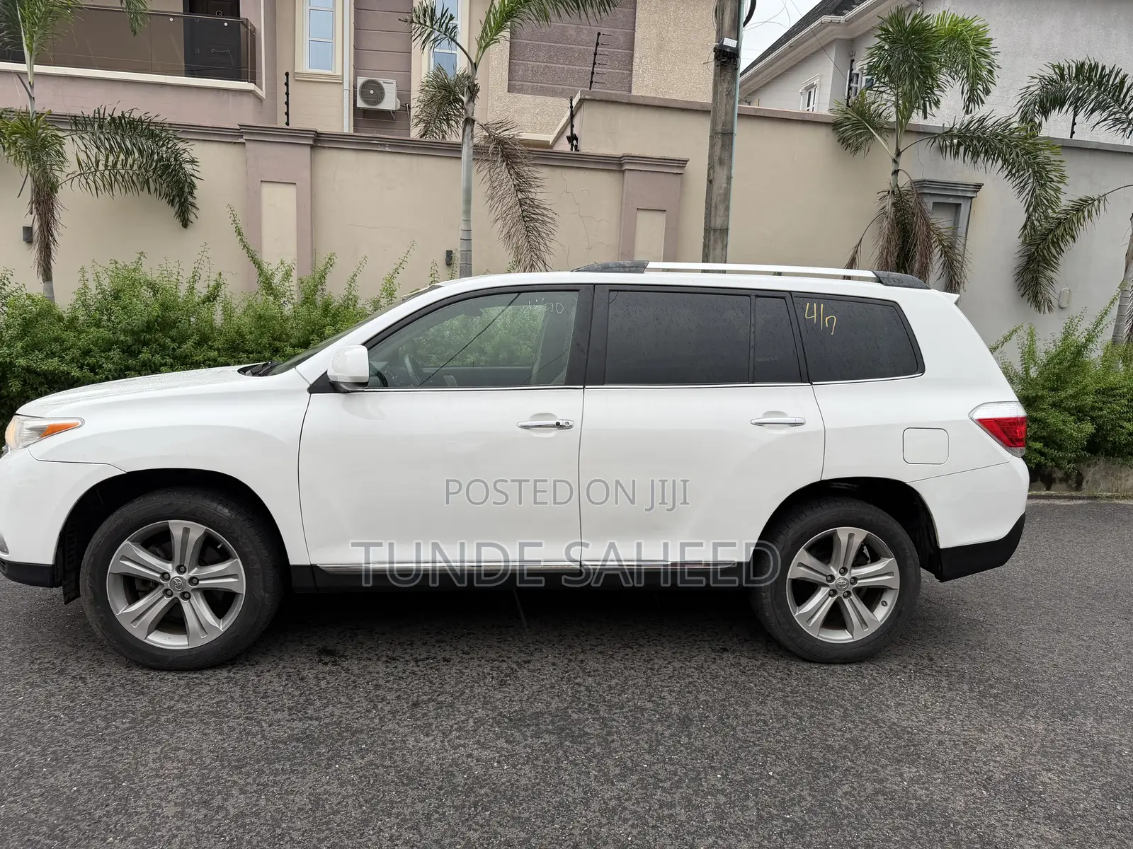 Toyota Highlander Limited 3.5l 4WD 2013 White