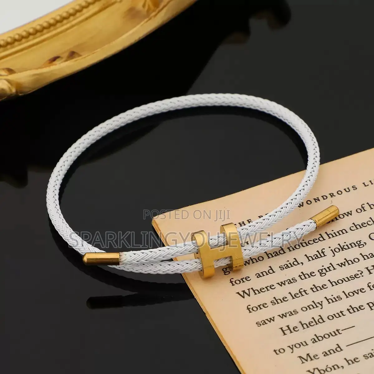 Hermes Stainless Steel Woven Bracelet