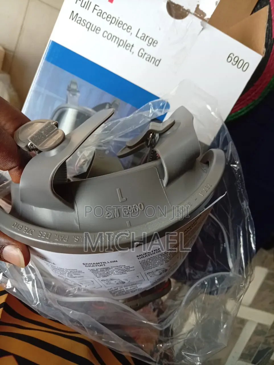 3m 6900 Full Face Respirator With Double Cartridge