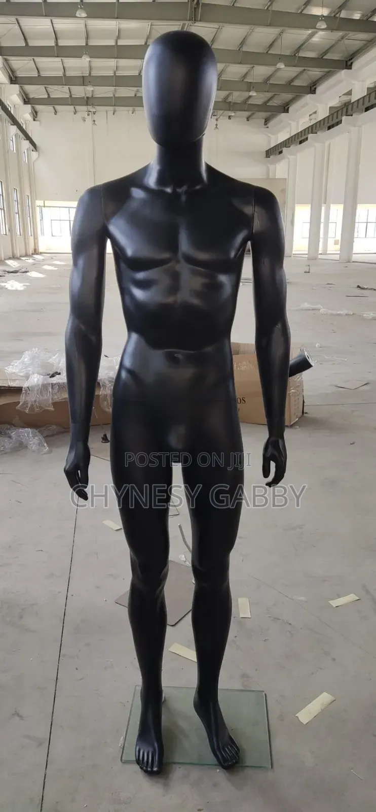 Matt Black Male Mannequins