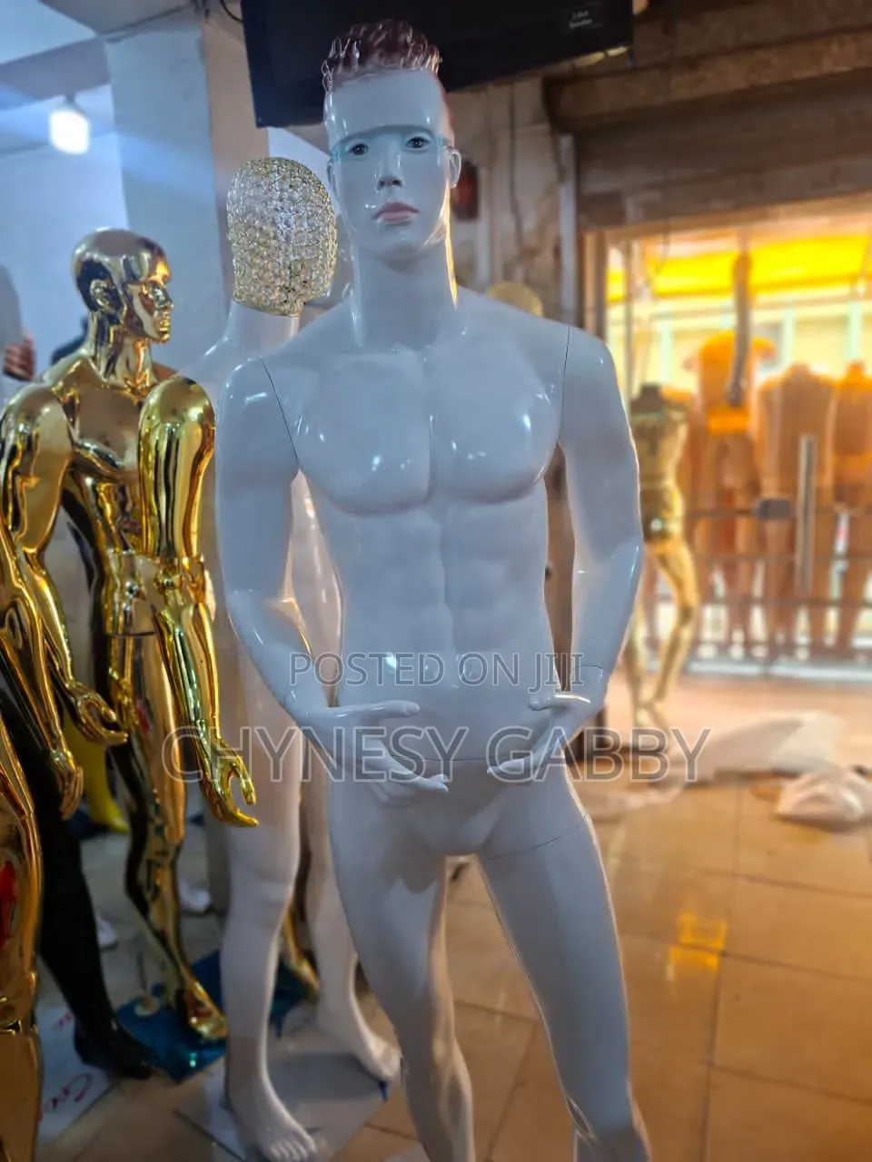 White Fiber Male Mannequin