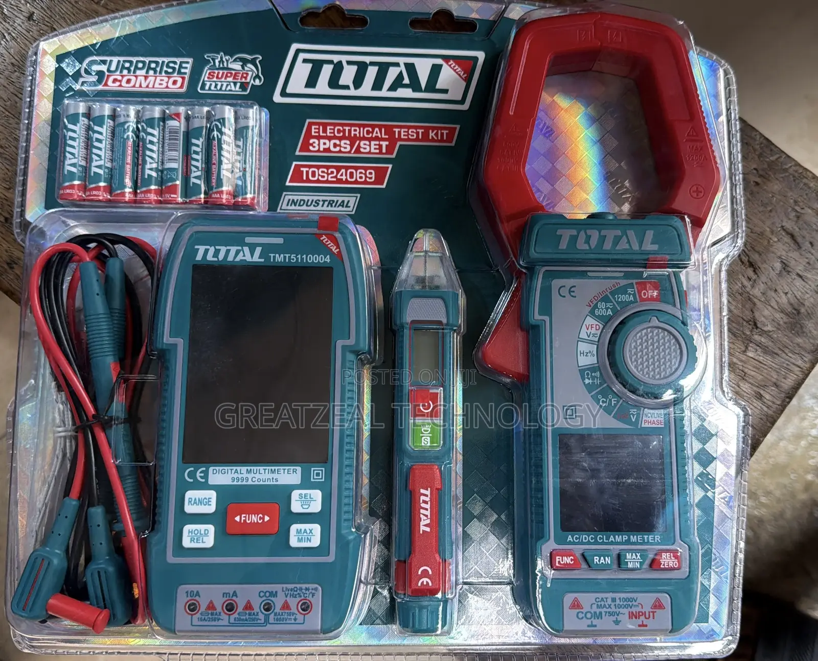 Electrical Test Kit 3pcs/Set Tos24069 Total