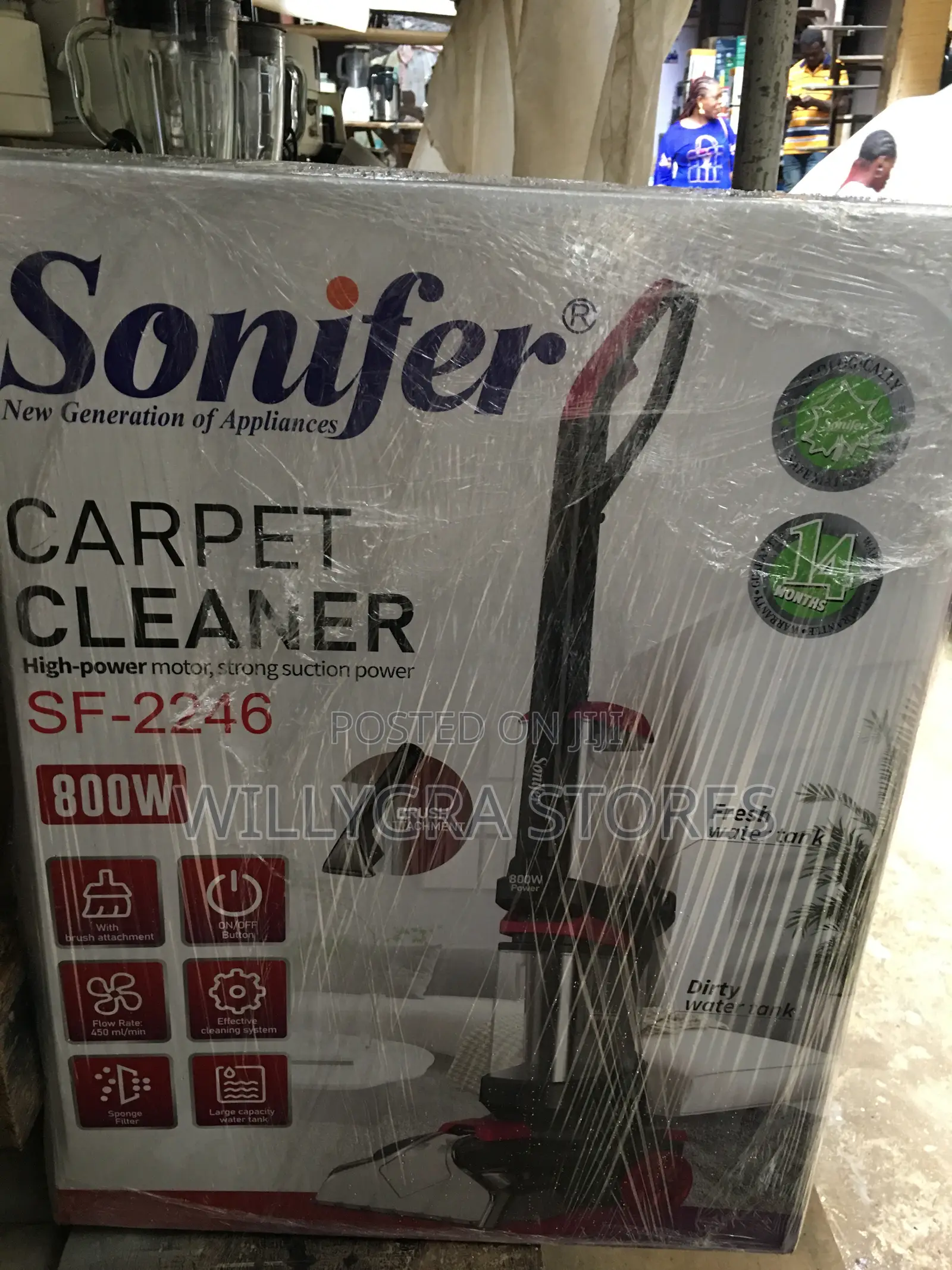 2 in 1 Washing Cleaning and Vacuuming Carpet Cleaner