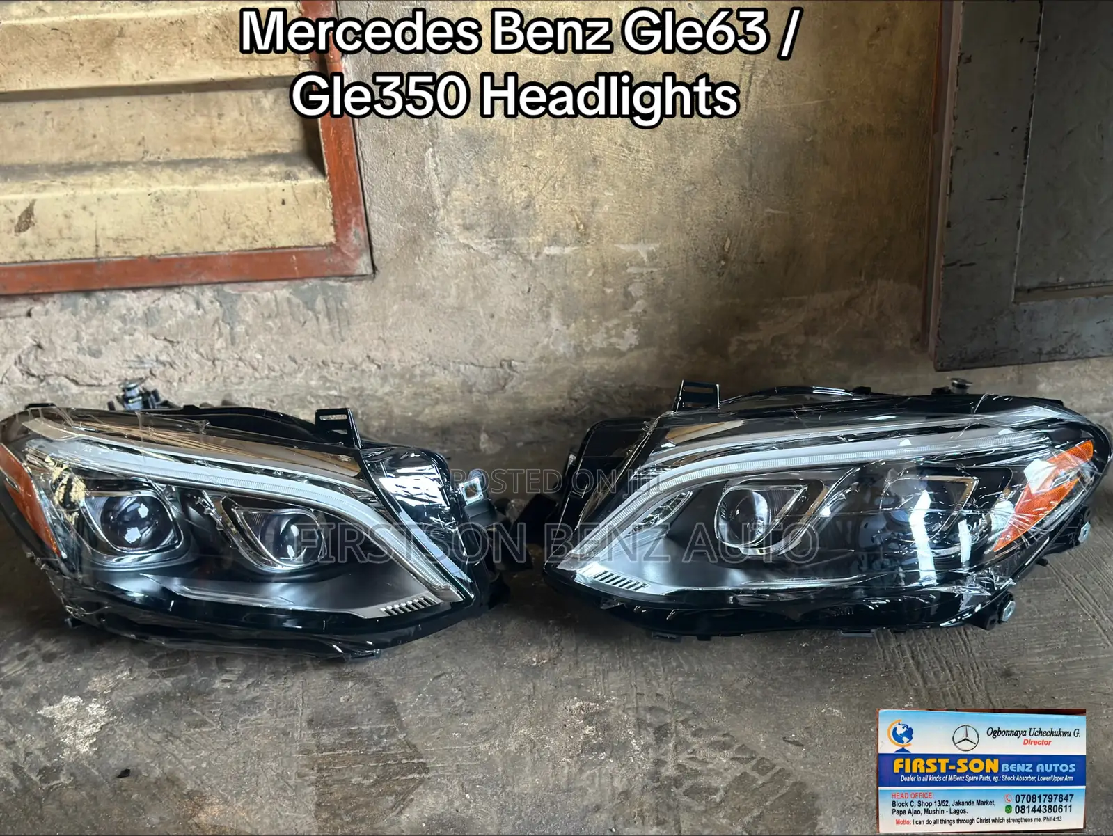 Mercedes Benz Gle350 Headlights