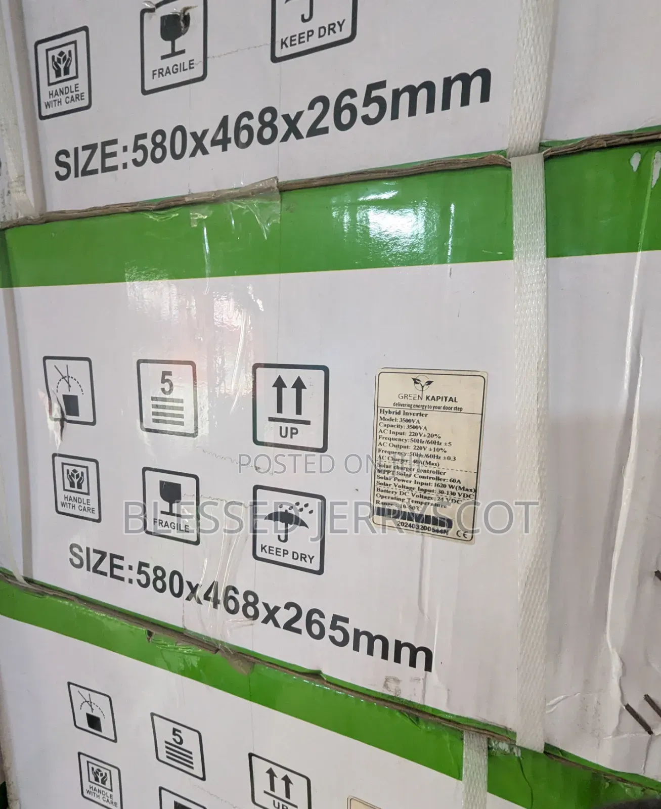 Green Kapital 3.5kva 24v Hybrid Solar Inverters Available In Stock.