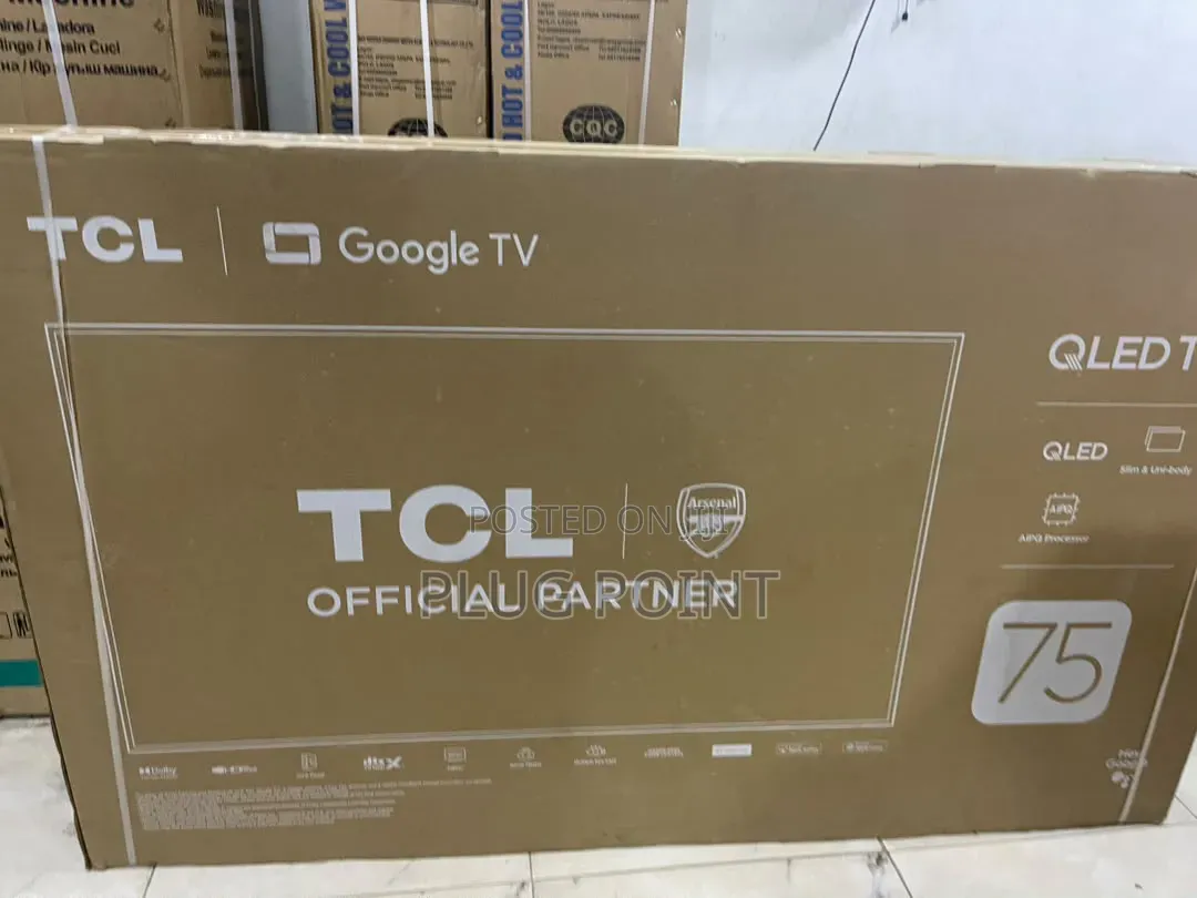 TCL 75” Qled Smart Television With Stunning Display