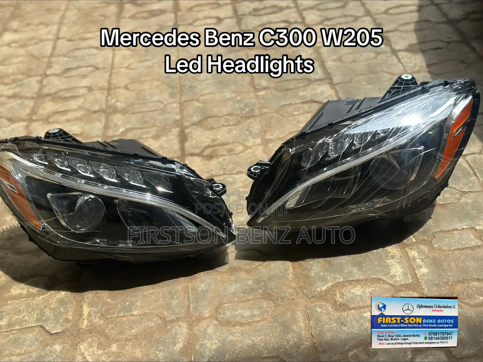 Mercedes Benz C300 W205 Led Headlights