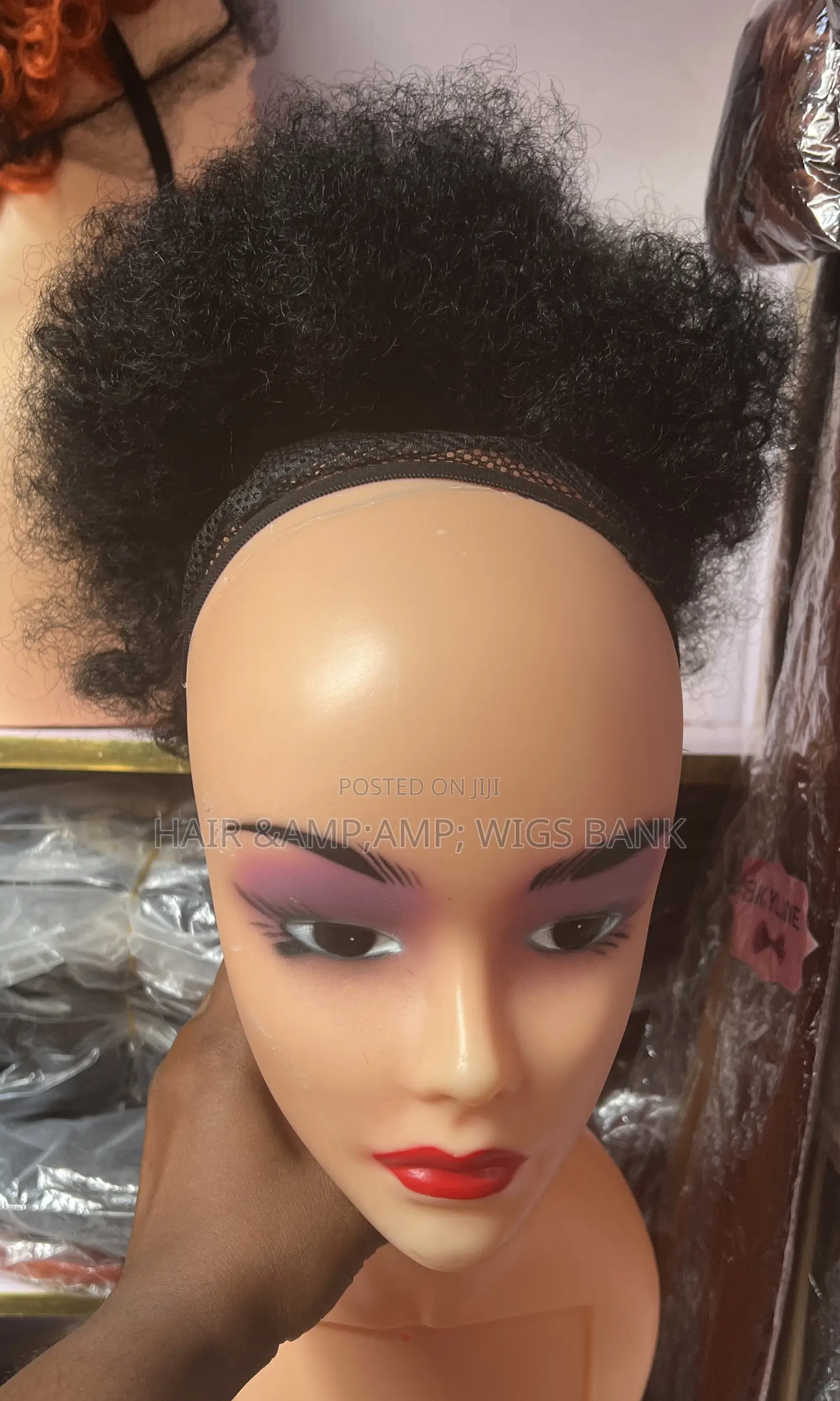 Extra Full Medium Afro Bun for Everyday Use or With Frontal Gele