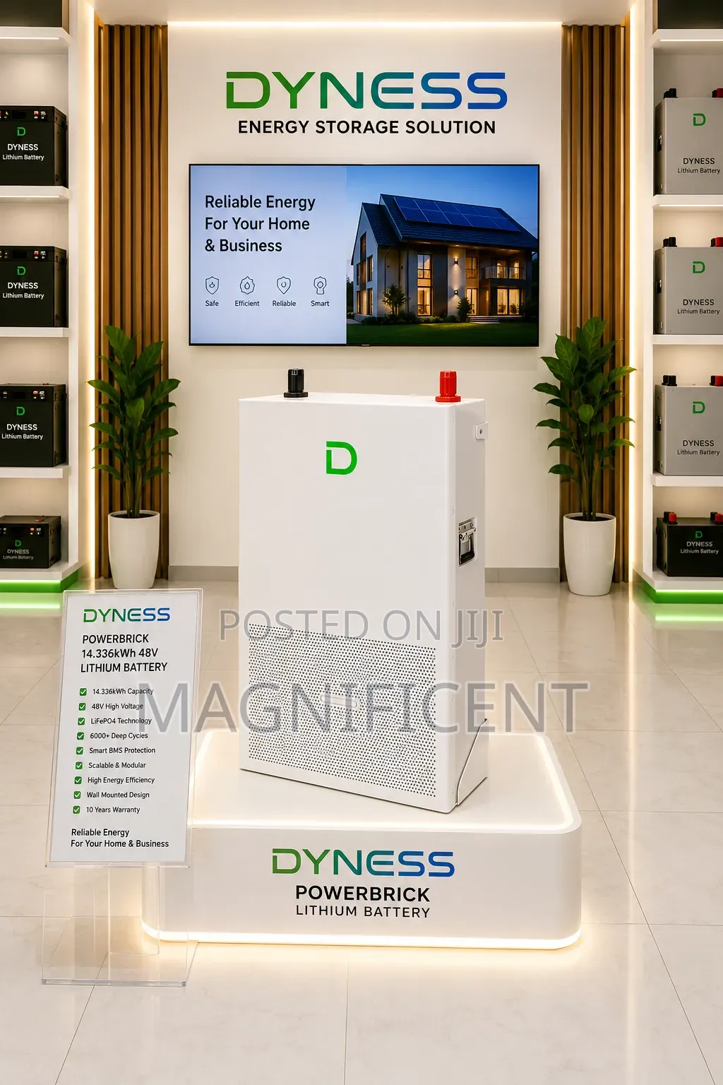 Dyness Powerbrick 14.336kwh 48v Lithium Battery – High Capacity Solar