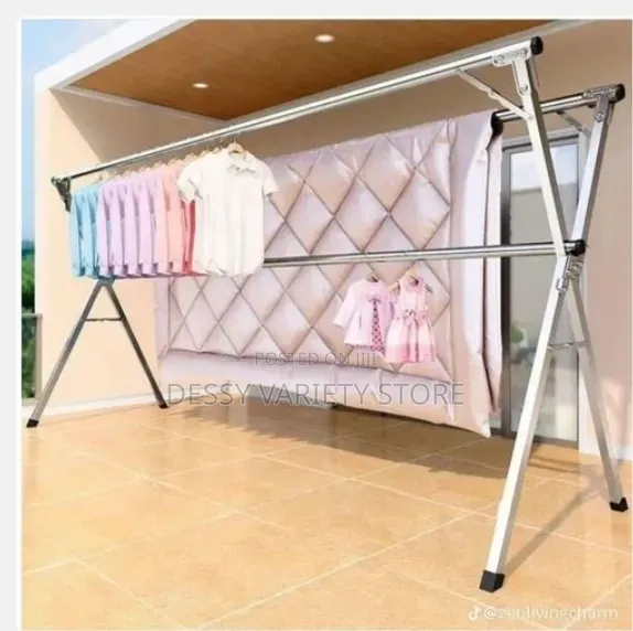 Outdoor Foldable Telescopic and Clothes Dryer Hanger-