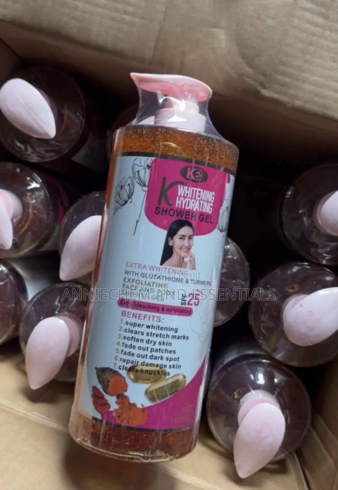 K Whitening Hydrating Shower Gel