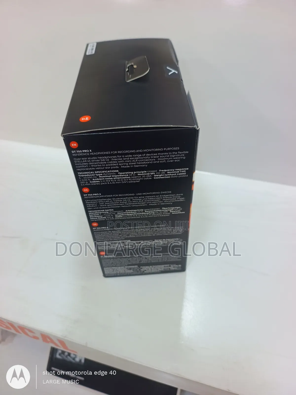 Bayerdynqmic Dt700 Pro Headphonr
