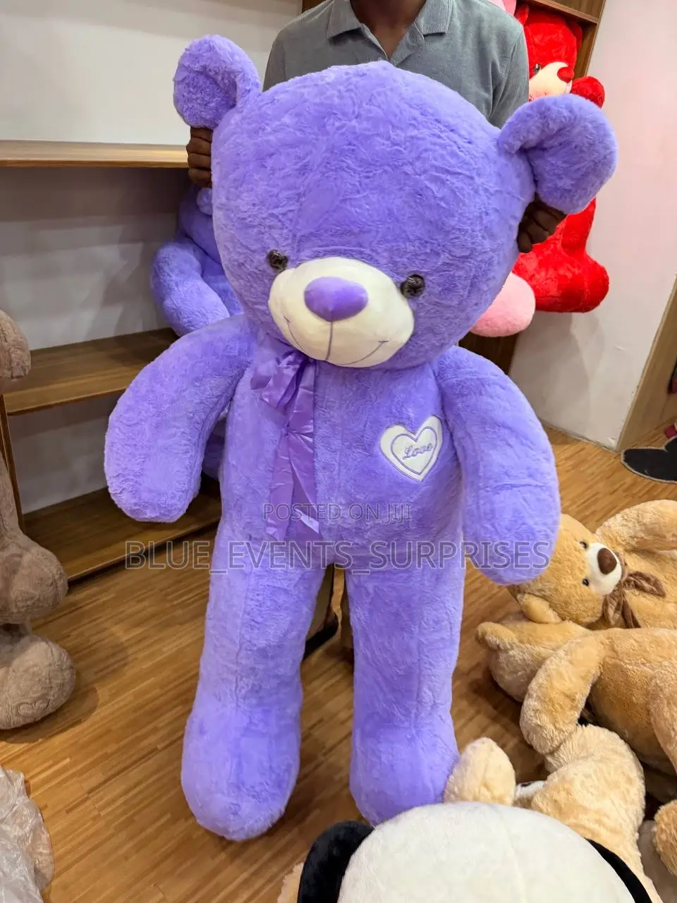 Purple 150cm Teddy Bear