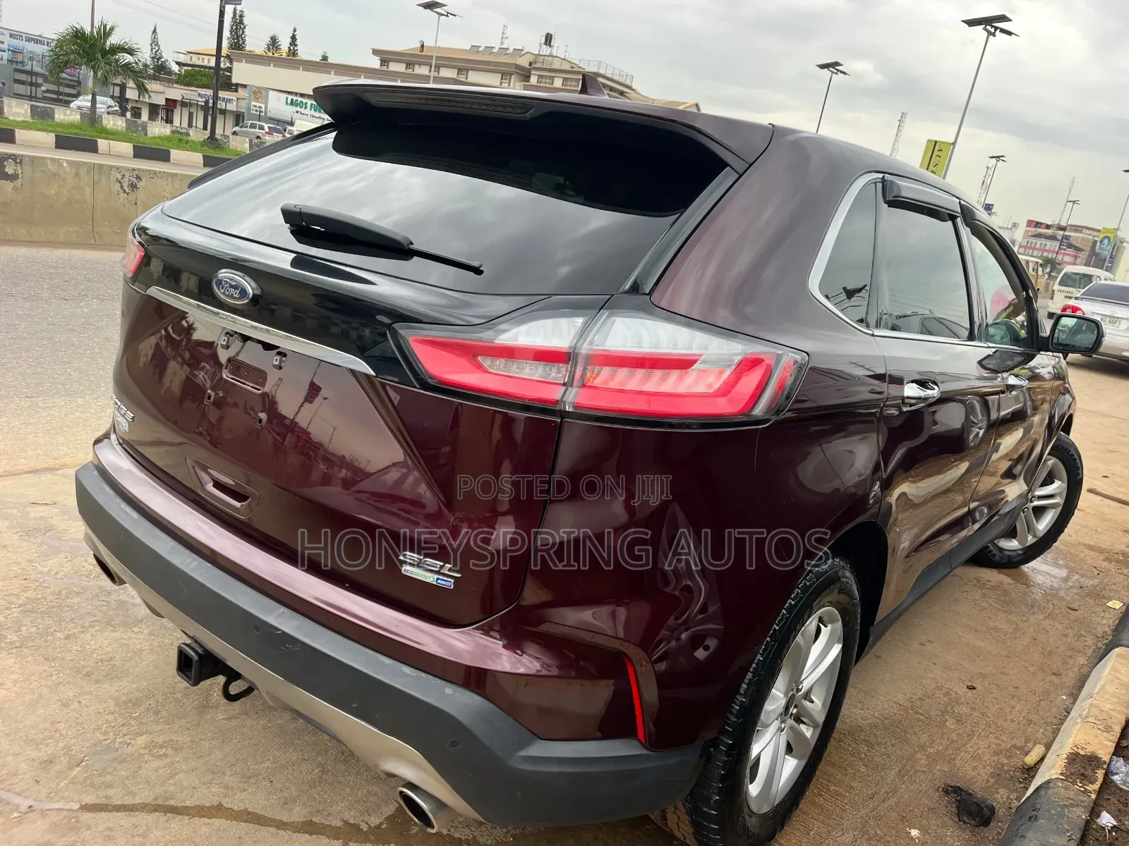 Ford Edge SEL AWD 2019 Burgundy