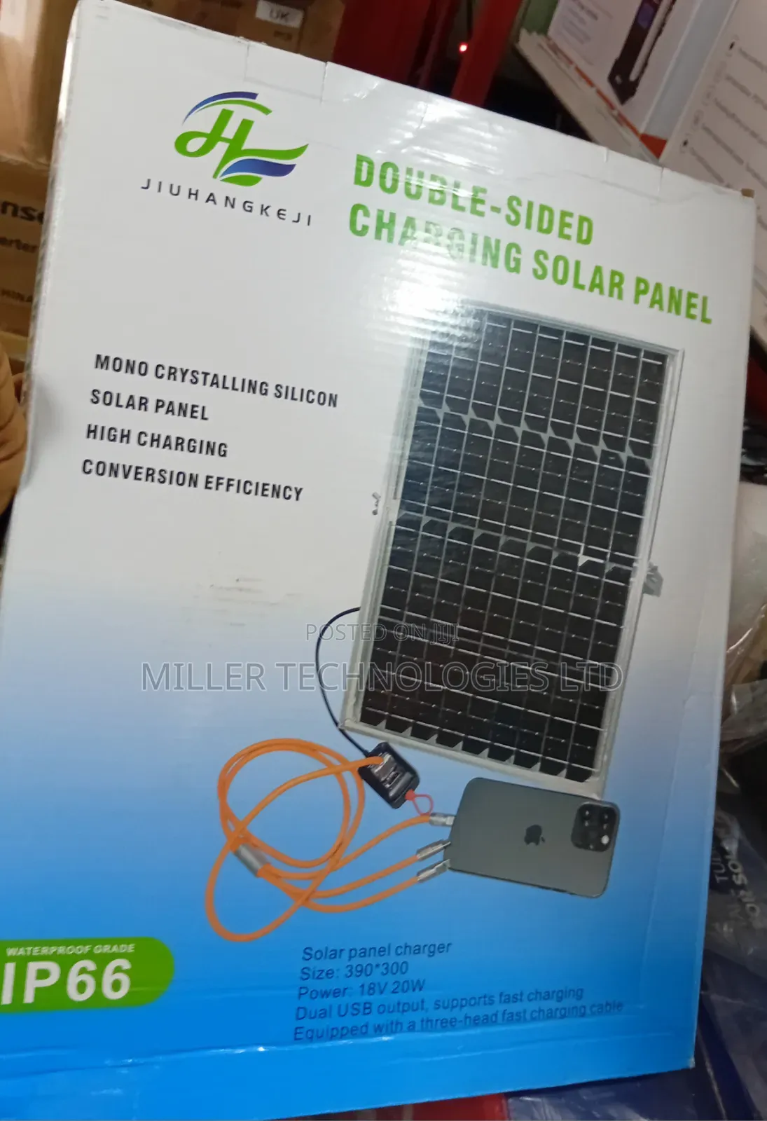 Jiuhang Charging Solar Panel 20w