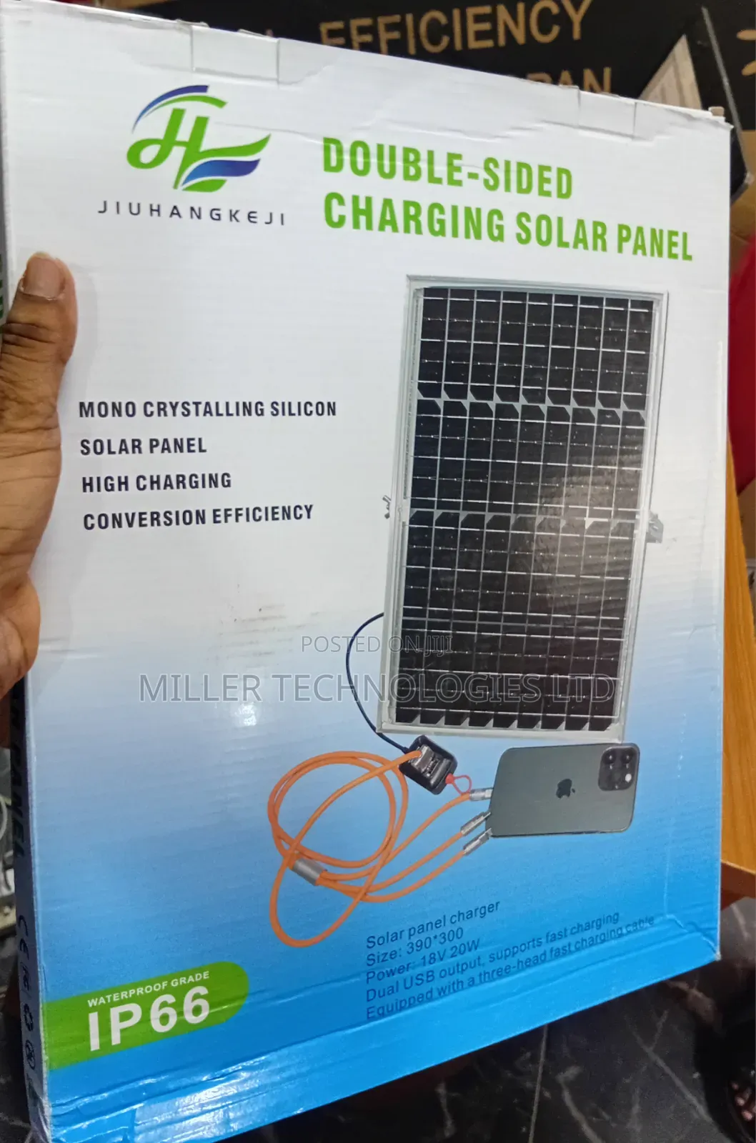 Jiuhang Charging Solar Panel 20w