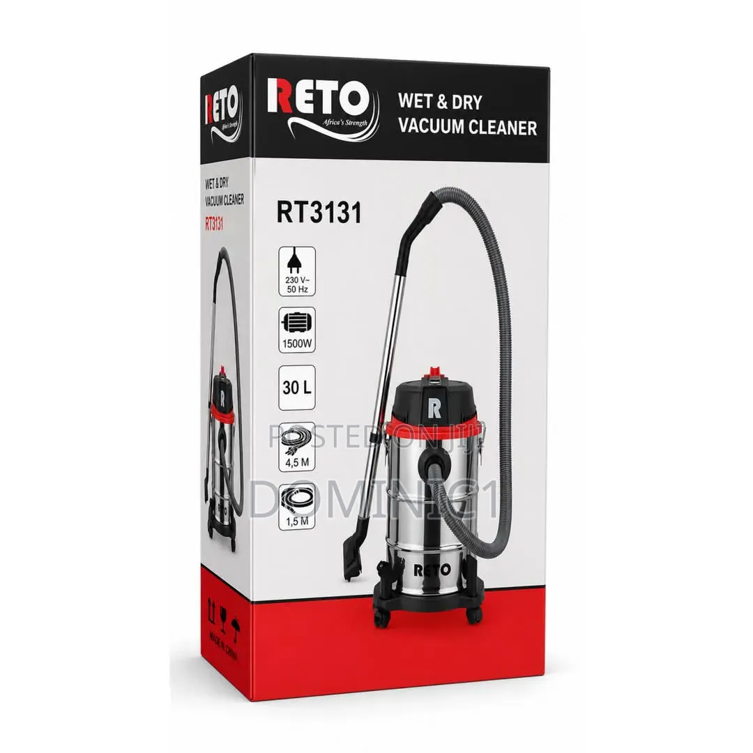 Reto Wet Dry Vacuum Cleaner (Model Rt3131).