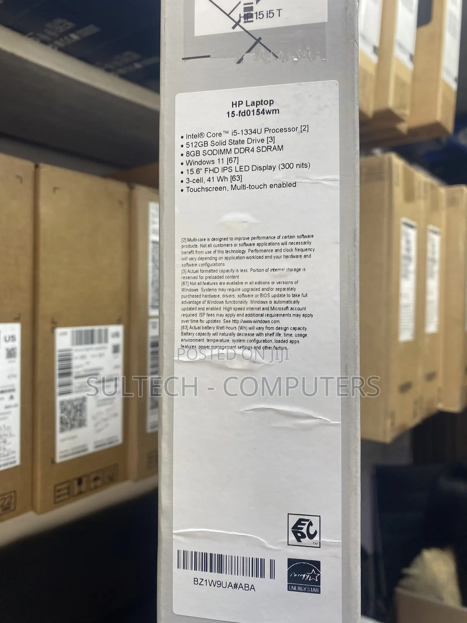 New Laptop HP 15 8GB Intel Core i5 SSD 512GB