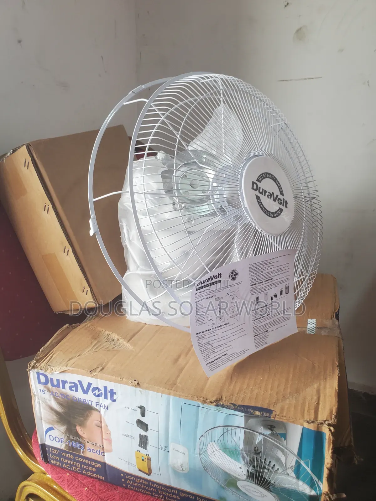 Duravolt 16" Ac/Dc Orbit Fan