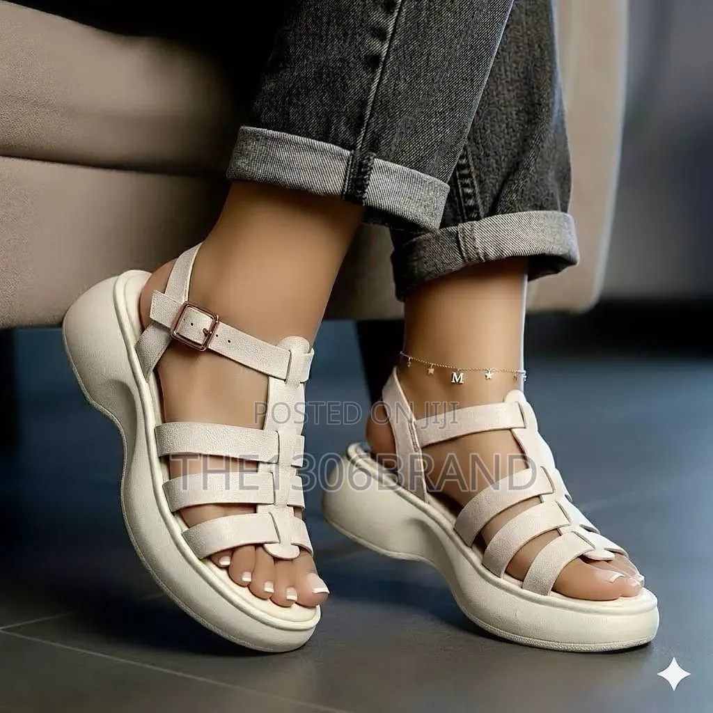 Women's Lightweight Platform Comfort Sandals–Casual Summer Wedge Shoes