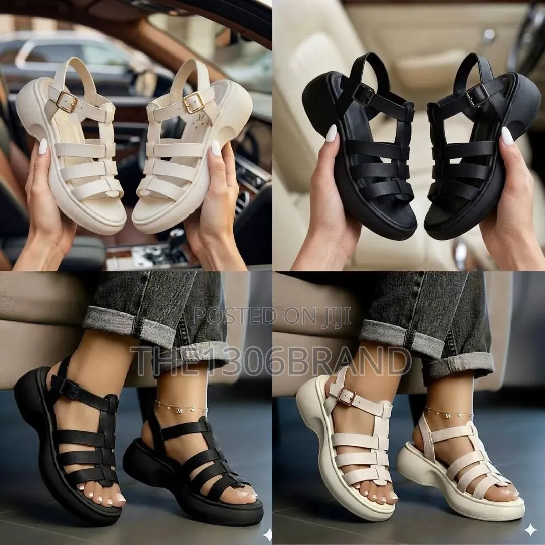 Women's Lightweight Platform Comfort Sandals–Casual Summer Wedge Shoes