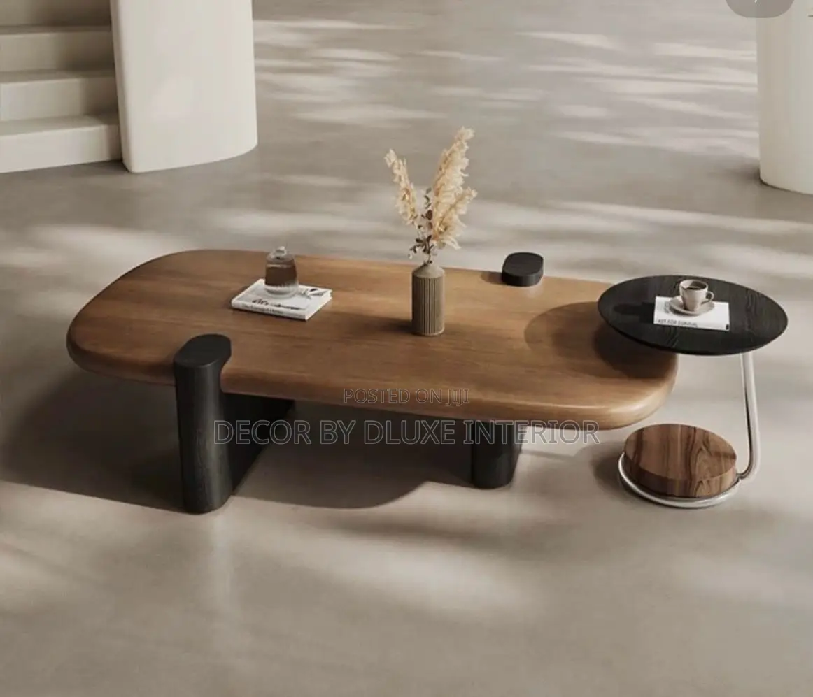 Modern Minimalist High-End Wooden Square Coffee Table