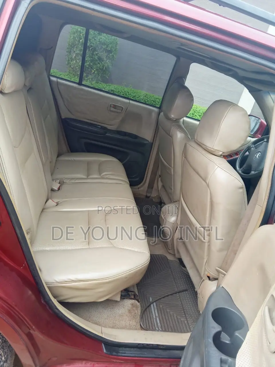 Toyota Highlander V6 2007 Red
