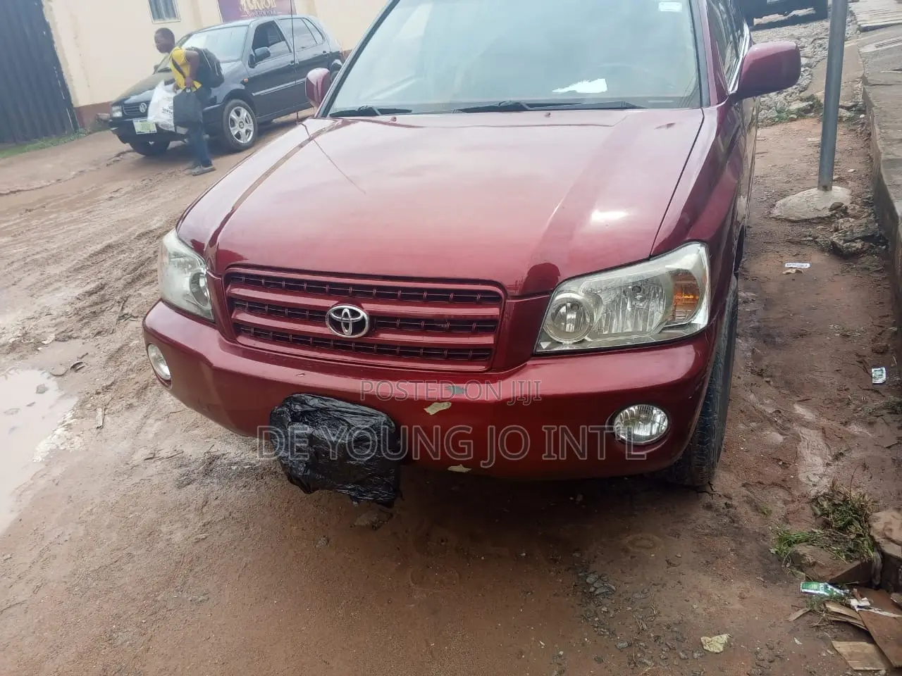 Toyota Highlander V6 2007 Red