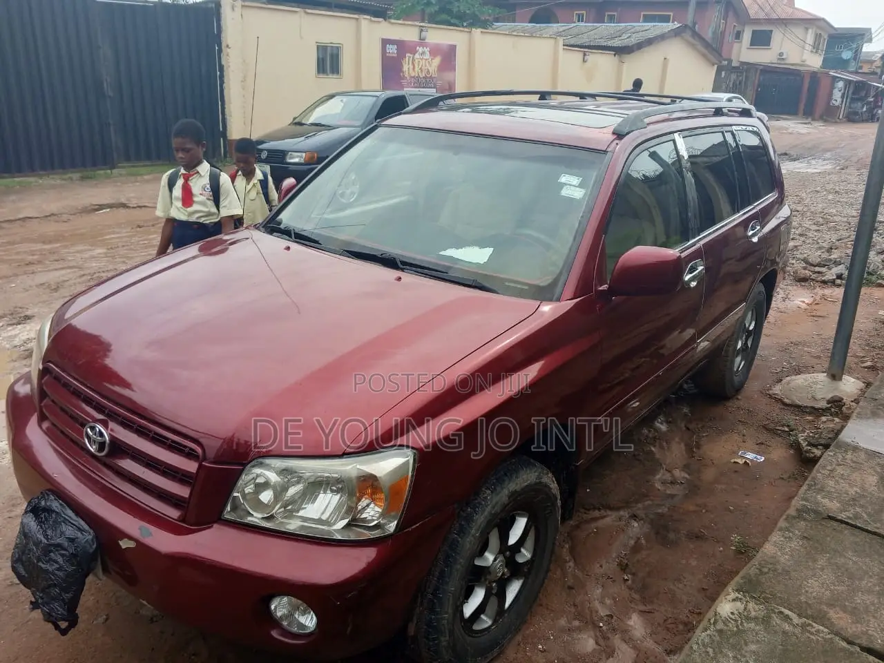 Toyota Highlander V6 2007 Red