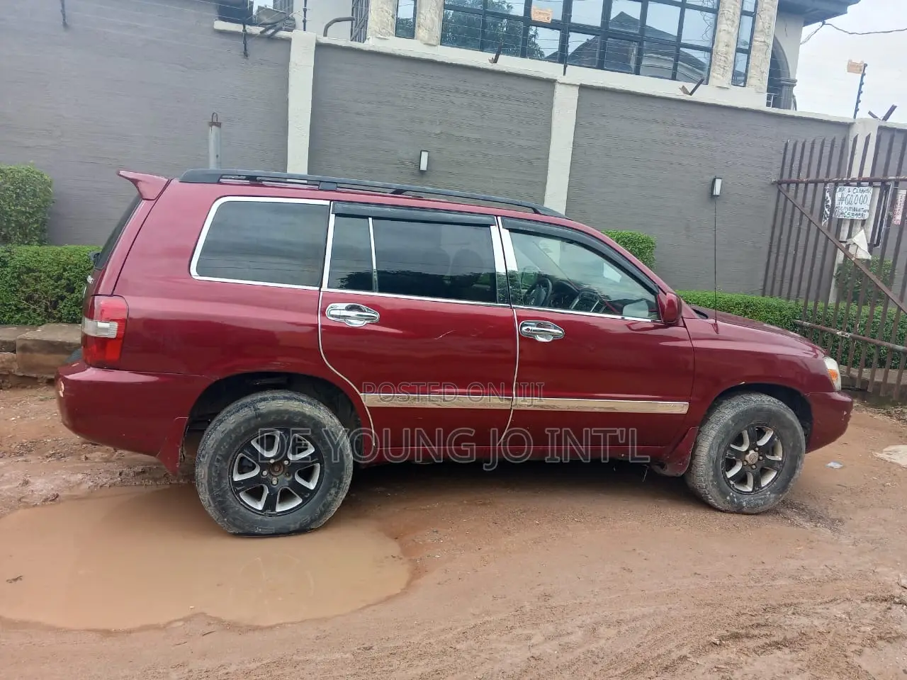 Toyota Highlander V6 2007 Red
