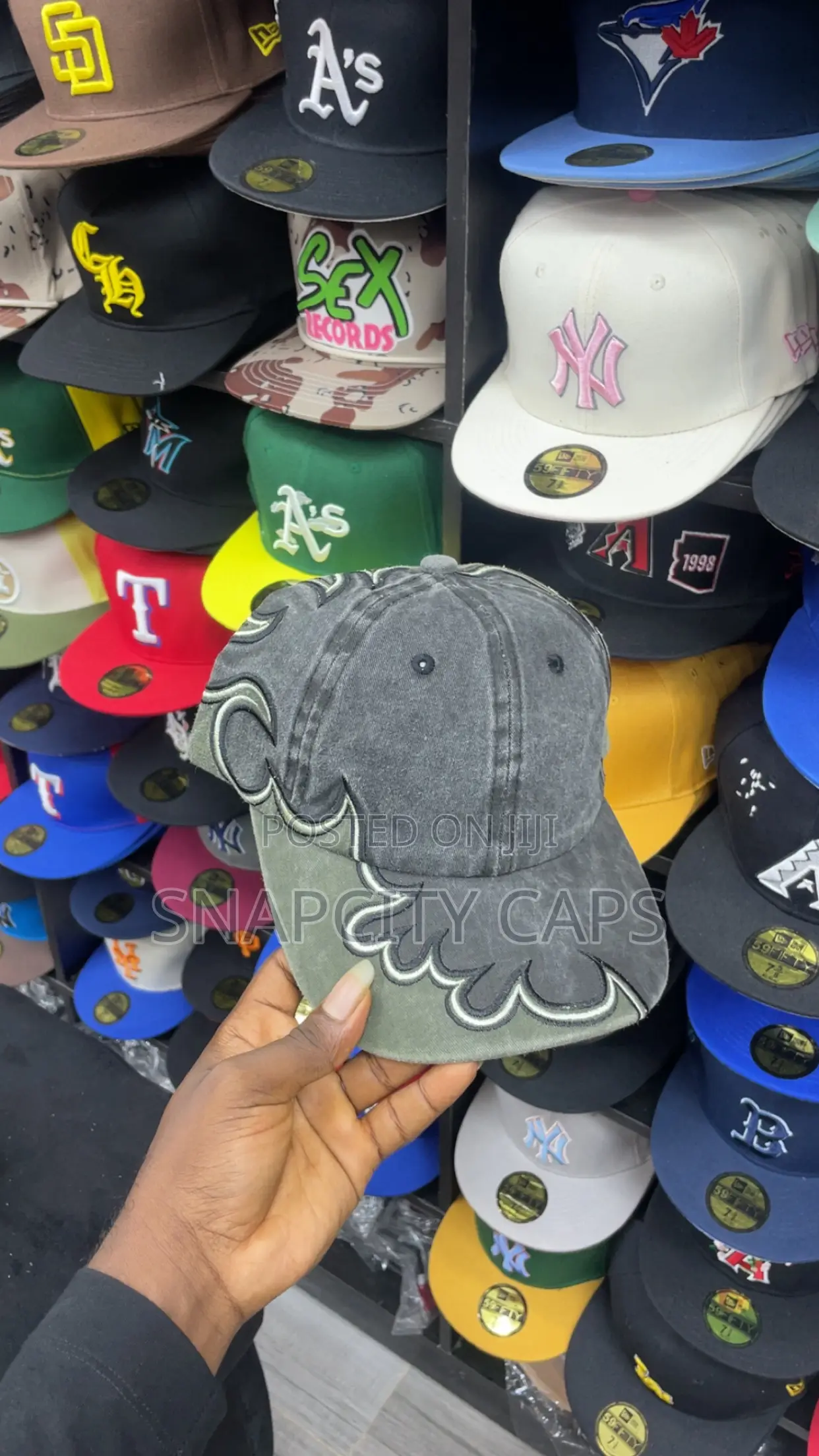 Acid Washed Denim Cap